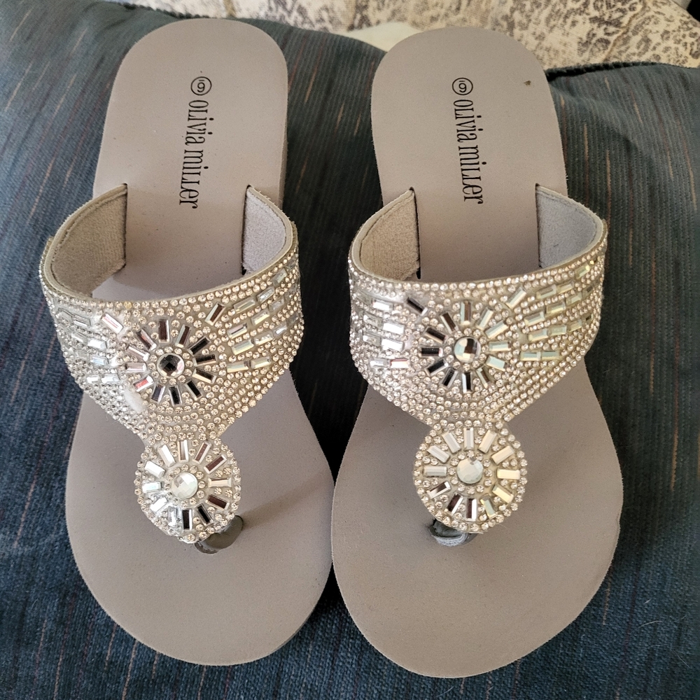 Olivia Miller flip flops